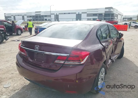 2014 Honda Civic Lx from USA, damaged, VIN 2HGFB2F52EH504055